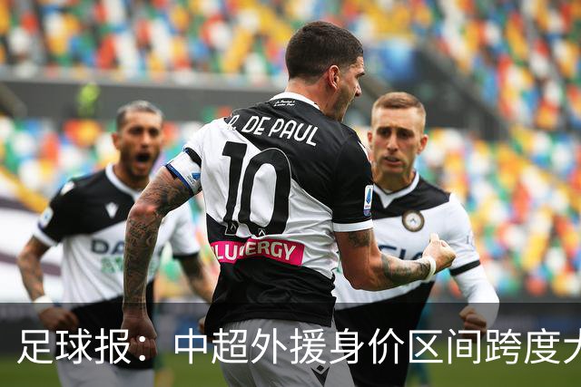 足球报：中超外援身价区间跨度大，对比日韩有量级上的绝对优势